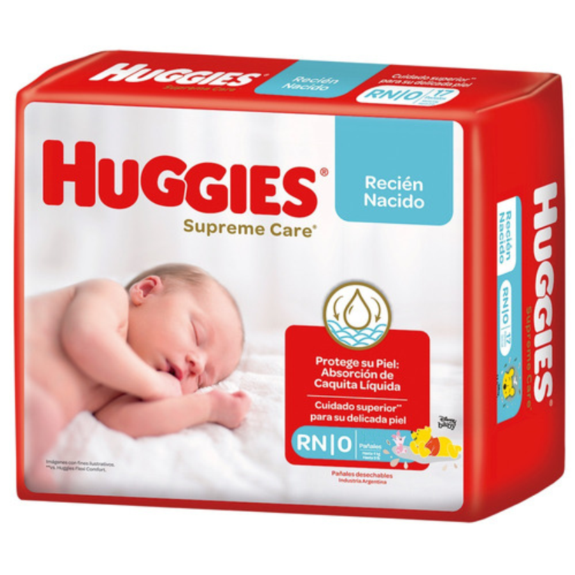 Huggies Supreme Care Recien Nacido (RN) x 34u