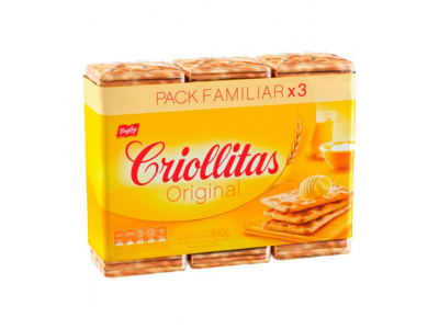 Criollitas Galletitas Tripack 300g