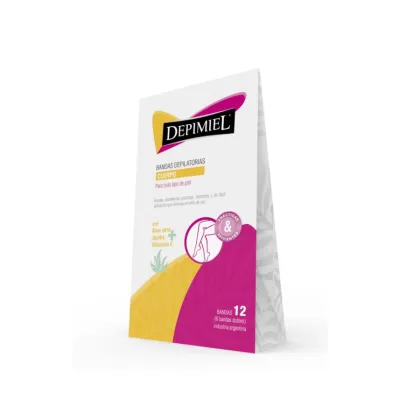 Depimiel Bandas Depilatorias Corporales x12u