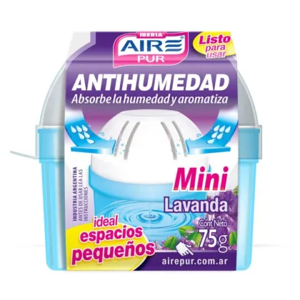 Aire Pur Antihumedad Mini 75g Lavanda
