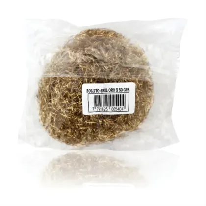 Estropajo de Acero Hebra Dorada 50gr