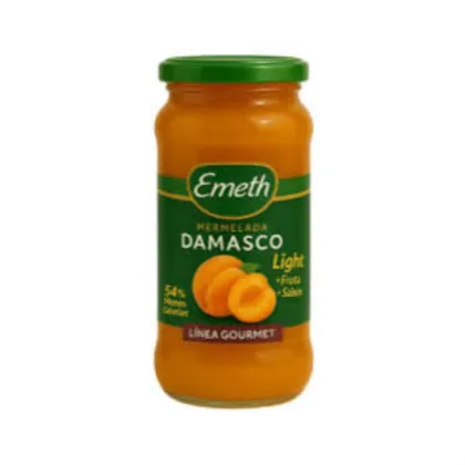 Emeth Mermelada Damasco 390gr Frasco Vidrio B/C