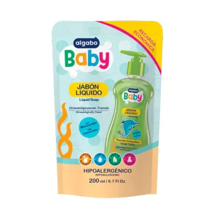 Algabo Jabon Liquido DoyPack 200ml BABY