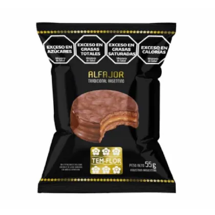 Tem-Flor Alfajor de Chocolate 55gr