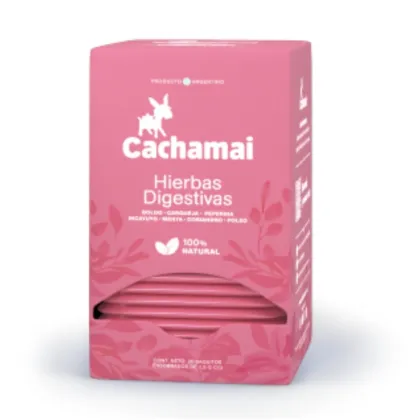 Cachamai T&eacute; en Saquitos x20u Rosa