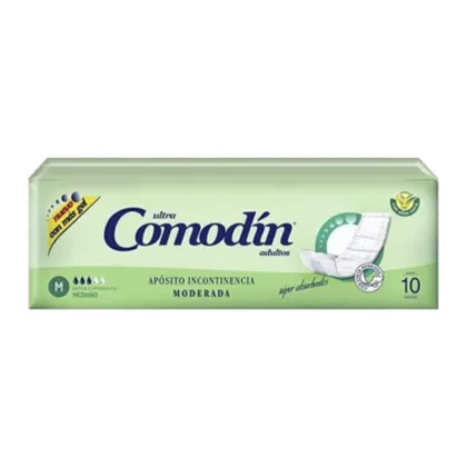 Comodin Apositos Incontinencia Moderada M x 10u