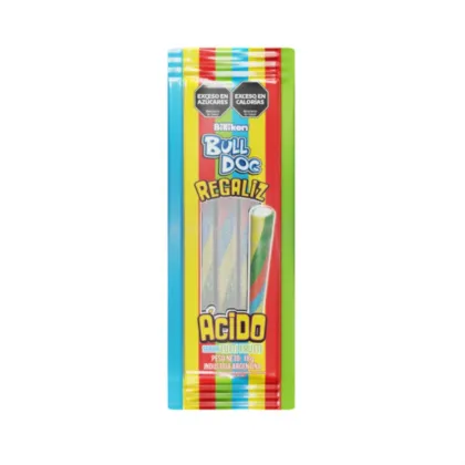 Bull Dog Regaliz Acido x 18gr Tutti Frutti