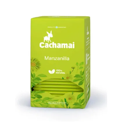 Cachamai T&eacute; en Saquitos x20u Manzanilla