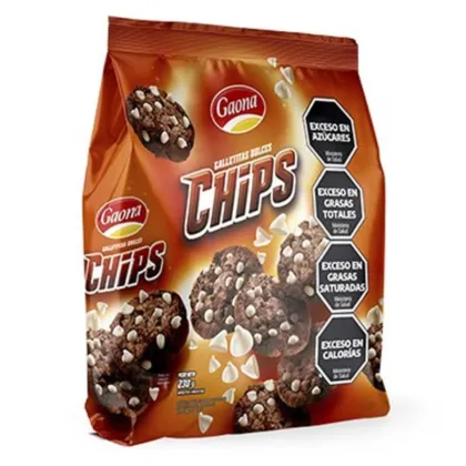 Gaona Galletitas de Chocolate con Chips 230g
