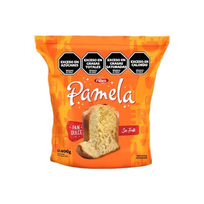 Pamela Pan Dulce s/ Frutas 400g
