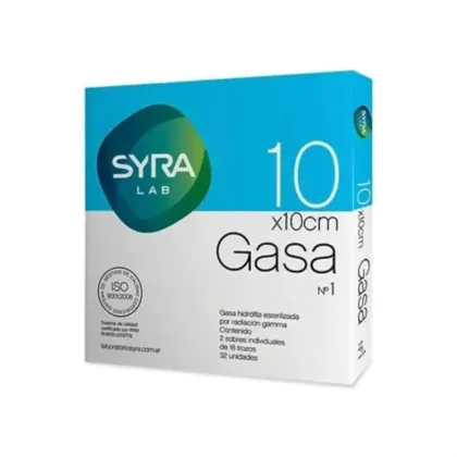 Gasa Syra 10 Sobres x 10u