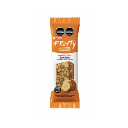 Frutty Barra de Cereal 24gr Banana con Dulce de Leche