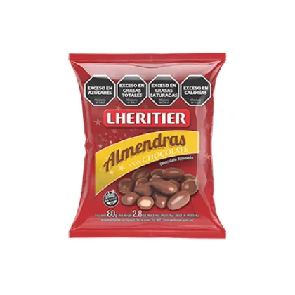 Lheritier Almendras c/ Chocolate 80g