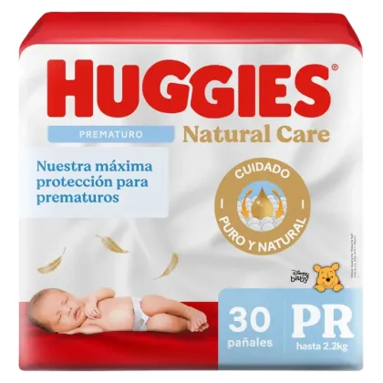 Huggies Natural Care Prematuro x 30u