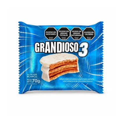 Grandioso Alfajor Triple Blanco