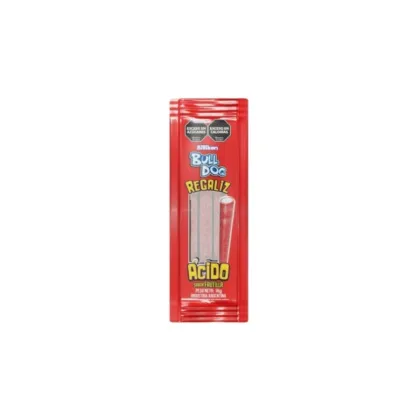 Bull Dog Regaliz Acido x 18g Frutilla