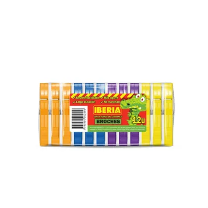 Broches Plastico Cocodrilo Iberia