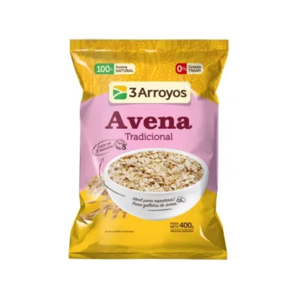 3 Arroyos Avena Tradicional 400gr