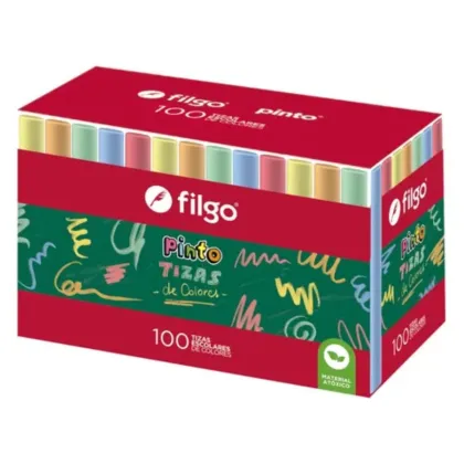 Filgo Tizas de Colores x 100u