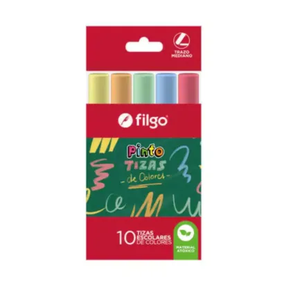 Filgo Tizas de Colores x 10u