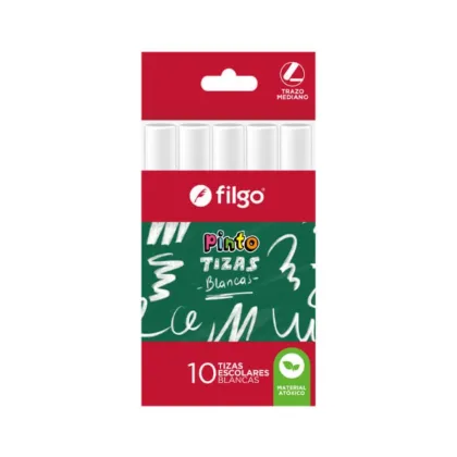 Filgo Tizas Blancas x 10u