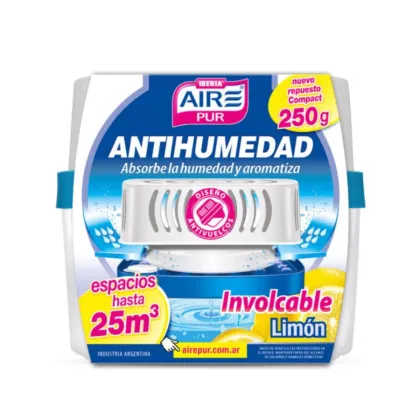 Aire Pur Antihumedad Involcable x250gr Lim&oacute;n