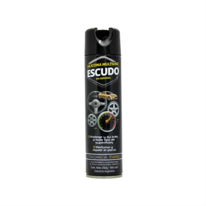 Escudo Silicona Aerosol 400cc Cuero