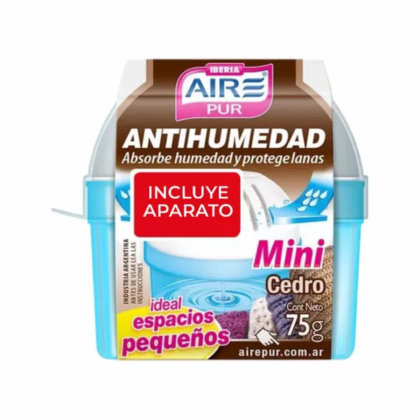 Aire Pur Antihumedad Mini 75g Cedro