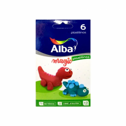 Alba Magic Plastilinas x 6u