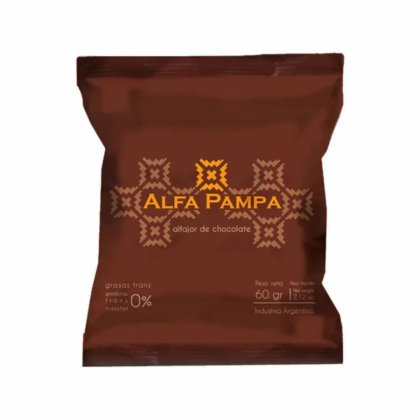 Alfa Pampa Alfajor de Chocolate 60g