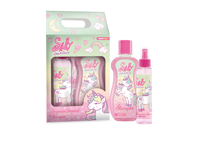 Algabo body splash + shampoo Personajes