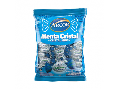 Arcor Caramelos Menta Cristal 810g