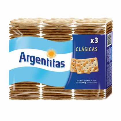 Argentitas Crackers Tripack x 306gr