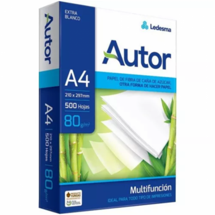 Autor Resma 500 Hojas A4 80gr