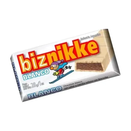 Biznikke Biz Relleno 28gr Blanco