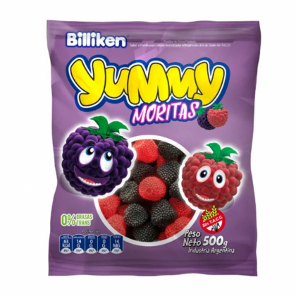 Billiken Yummy Gomitas Moritas 500g