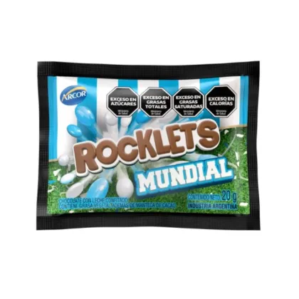 Rocklets Confites Mundial 20g