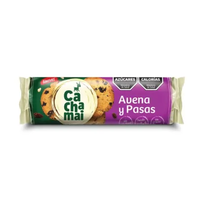 Cachamai Galletitas de Avena y Pasas 160gr