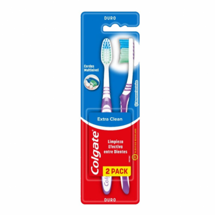 Colgate Extra Clean Cepillo de Dientes x2