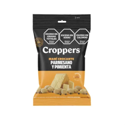 Croppers Mani Crocante 85gr Parmesano y Pimienta