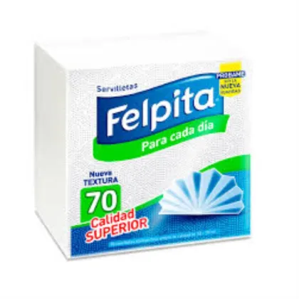 Felpita x70 Servilletas Blancas