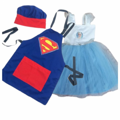 Delantal infantil con personajes