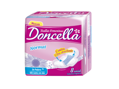 Doncella Toallitas Femenias 8u