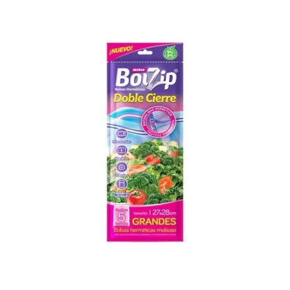Bolzip 27x28 T/Ziploc 5u