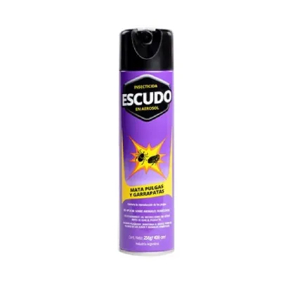 Escudo Insecticida 390ml Pulgas y Garrapatas