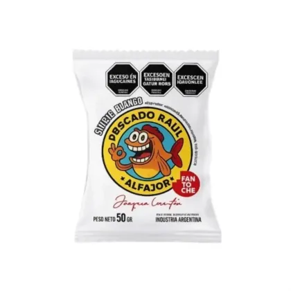 Pescado Raul Alfajor Blanco 50gr