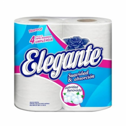 Elegante Papel Higienico Pack 4 x 30m