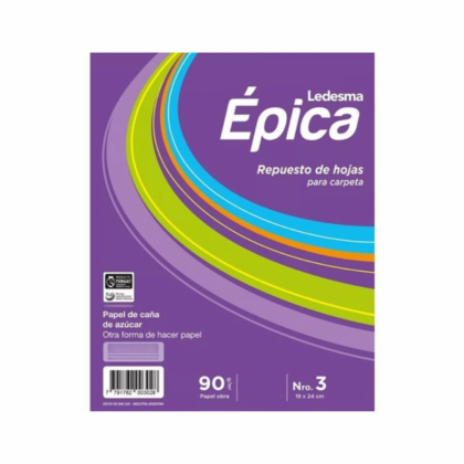 Epica Repuesto Escolar 96 Hojas N°3
