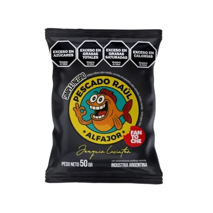 Pescado Raul Alfajor Negro 50gr