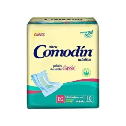 Comodin Pa&ntilde;ales Descartables para Adultos x10 Clasico XG
